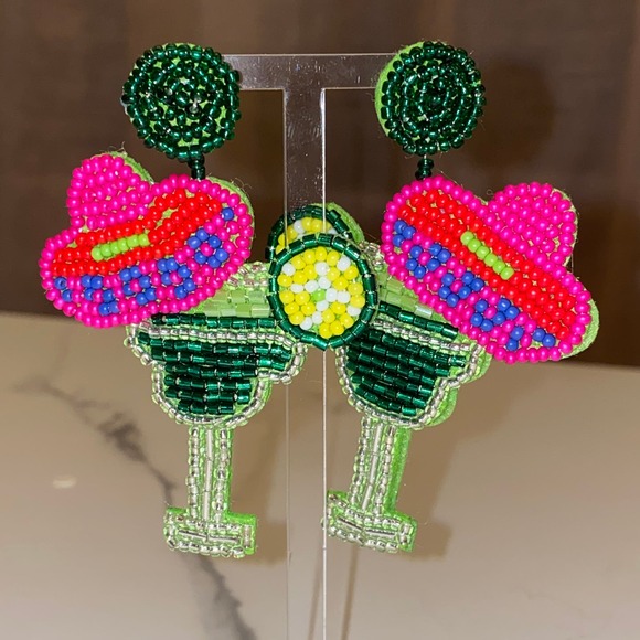 2 Pairs Mexican Earrings For Women - Colorful Fiesta Earrings For Cinco De Mayo & Parties - View #14